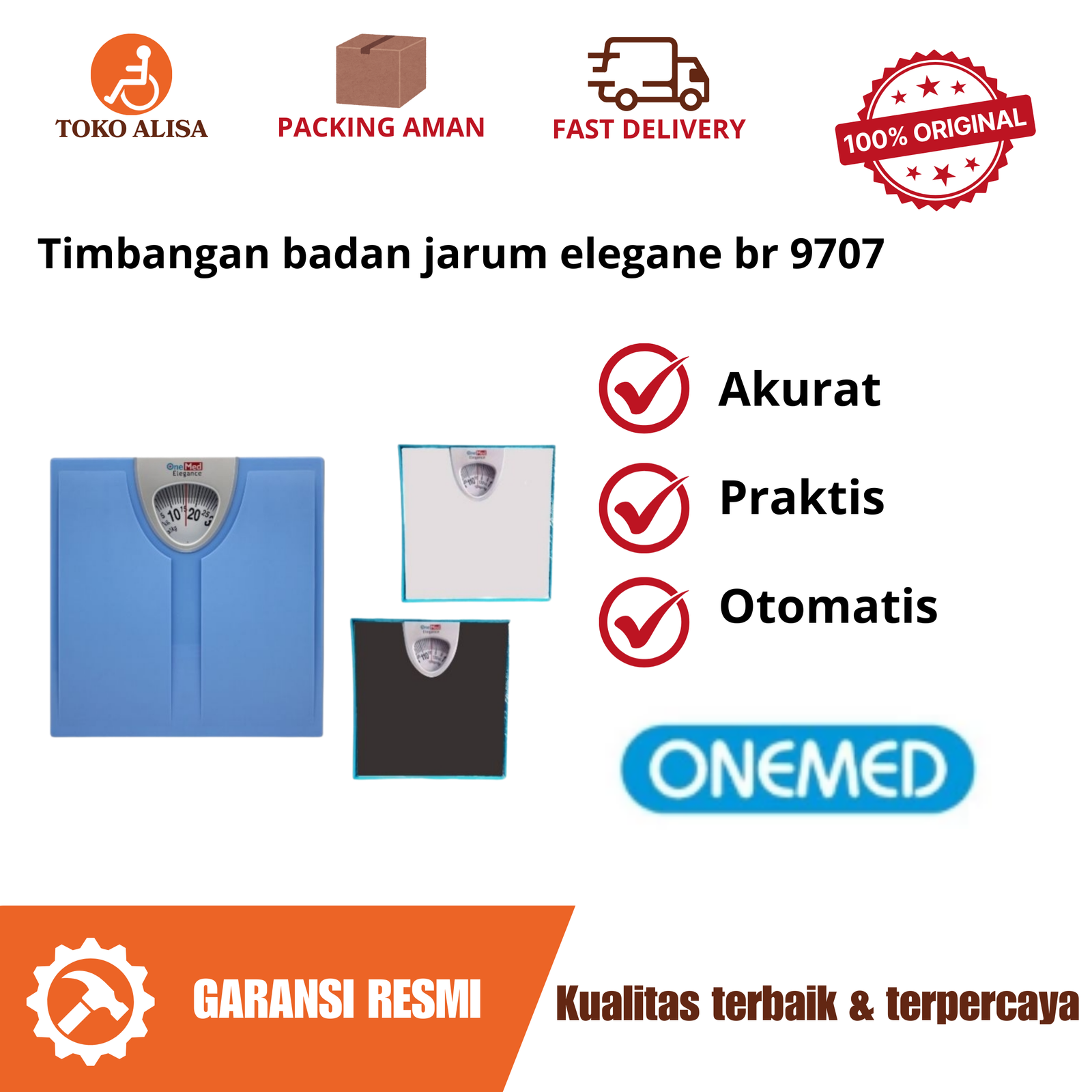 Timbangan badan jarum elegane br 9707